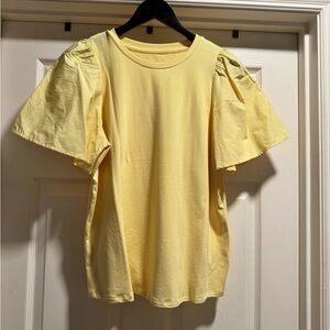 NWT A New Day Yellow Women's Top Size Medium